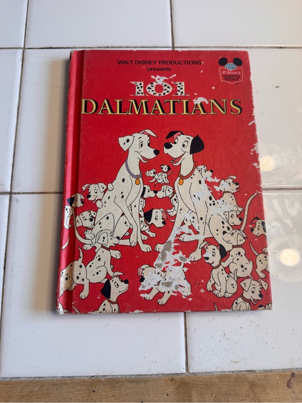 Walt Disney 101 Dalmatians Red Hardcover Book